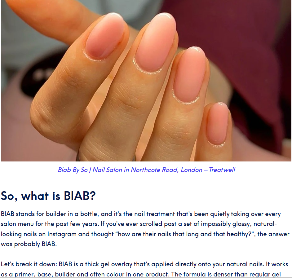 BIAB nails - The Treatment Files